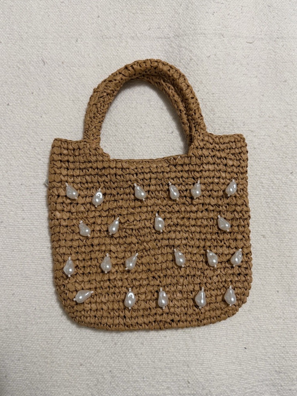 Jcrew summer pearl bag